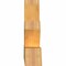 Ekena Millwork Saratoga Rough Sawn Timber Gable Bracket, Western Red Cedar, 84"W x 24"H x 6"D x 6"F, 7/12 Pitch GBW084X24X0606SAR00RWR - alternate 4